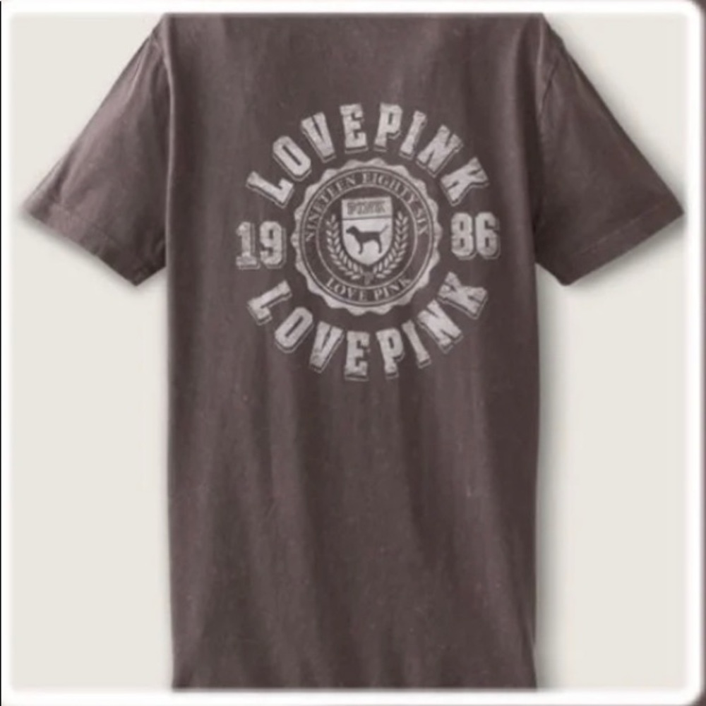 Pink campus short sleeve tee